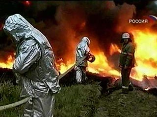 В Ингушетии загорелась нефтескважина