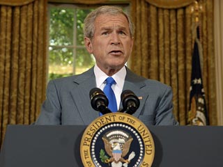 Буш подписал закон о выделении еще 162 млрд долларов на операций в Ираке и Афганистане