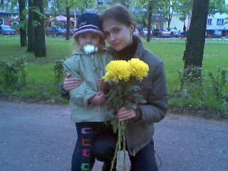 Антонина Мартынова с дочерью Алисой