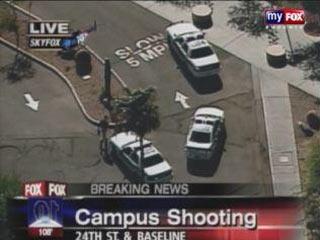 Три человека получили огнестрельные ранения в колледже местечка Саут-Маунтен (штат Аризона, США)