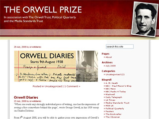 Дневники Джорджа Оруэлла будут опубликованы как блог в интернете