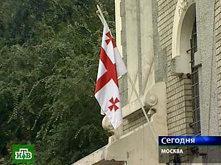 В Москве усилена охрана посольства Грузии в связи с обострением южноосетинского конфликта