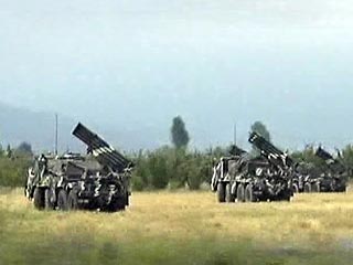 Грузинские военные нанесли новый ракетный удар по Цхинвали из установок "Град"