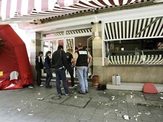 Немецкая полиция арестовала двух предполагаемых участников перестрелки в одном из итальянских кафе