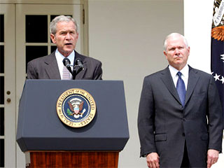 Президент США Джордж Буш выступил в пятницу со специальным заявлением, посвященным ситуации в Грузии