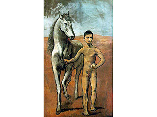Пабло Пикассо  "Мальчик, ведущий лошадь"
