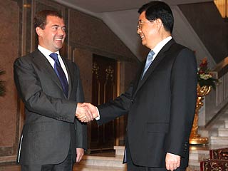 Китай будет твердо поддерживать проведение Олимпийских игр в 2014 году в Сочи - заявил Ху Цзиньтао на встрече с Дмитрием Медведевым