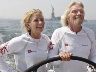 Британский миллиардер и известный путешественник Ричард Брэнсон попробует установить новый рекорд по пересечению Атлантического океана на однокорпусном паруснике Virgin Money
