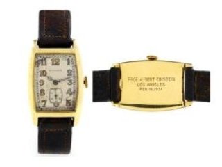 Принадлежавшие Альберту Эйнштейну часы будут выставлены на продажу на аукционе в Нью-Йорке 16 октября
