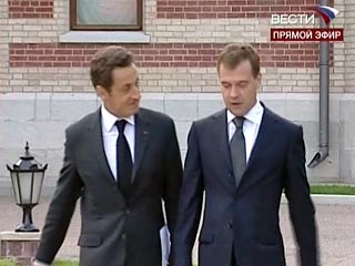 Договоренность о размещении миссии Евросоюза на Кавказе была достигнута на повторных переговорах президентов России и Франции Дмитрия Медведева и Николя Саркози