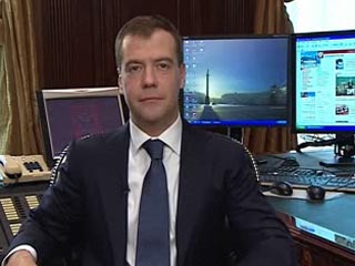 На официальном сайте Кремля открылся "видеоблог" Дмитрия Медведева