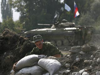 Россияне сносят КПП в "буферной зоне" на границе Южной Осетии