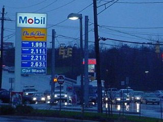 Розничные цены на бензин в США продолжают стремительно снижаться