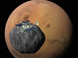 Партия подопытных земных микроорганизмов отправится к спутнику Марса Фобосу в рамках проекта "Фобос-Грунт" и затем вернется обратно на Землю