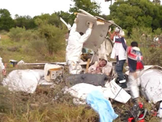 В Мексике в районе города Сьюдад де Виктория разбился легкомоторный самолет
