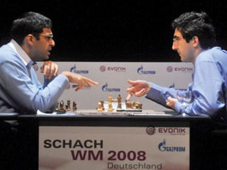 Седьмая партия матча между Крамником и Анандом завершилась перемирием