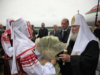 Патриарх прибыл в Белоруссию на торжества по случаю 1020-летия Крещения Руси