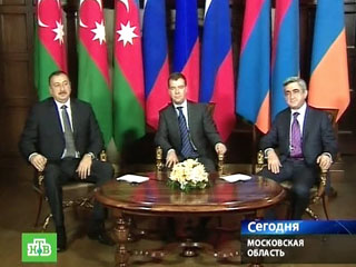 Президенты России, Азербайджана и Армении подписали декларацию о мирном урегулировании нагорно-карабахского конфликта