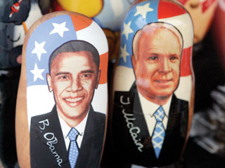 Кандидаты в президенты США Маккейн и Обама: разные во всем