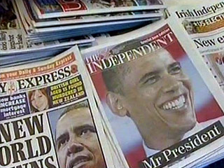 Западные СМИ в среду соревнуются в звучности заголовков, называя победу Барака Обамы на президентских выборах в США исторической и эпохальной
