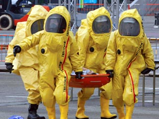 В Токио в пятницу был проведен условный взрыв так называемой "грязной атомной бомбы"