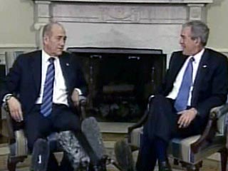 СМИ: две "хромые утки" Буш и Ольмерт встречаются в Вашингтоне, чтобы подвести итог своим неудачам