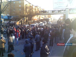 14 декабря против поднятия пошлин выступили автомобилисты Владивостока