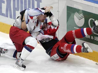 Российские хоккеисты уверенно переиграли чешскую сборную