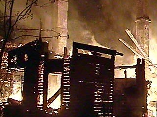 Крупный пожар в Московской области: горят частные дома