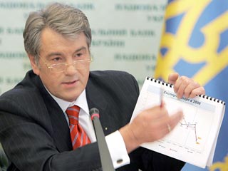 Цена российского газа для Украины в 2009 году не была согласована с президентом Украины Виктором Ющенко