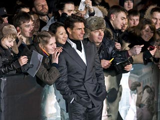 Голливудская супер-звезда Том Круз приехал в Москву, чтобы лично представить свой новый фильм "Операция Валькирия"