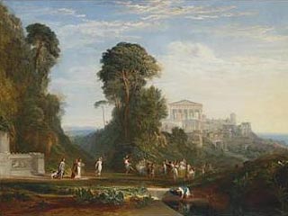 Полотно "Храм Юпитера" британского художника Уильяма Тернера было продано за 12,9 миллиона долларов на завершившихся в четверг вечером в Нью-Йорке торгах "Старые мастера и произведения европейского искусства"