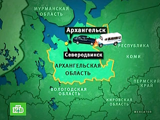 В Архангельской области столкнулись две машины и автобус