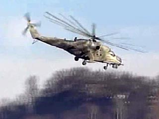 В Саратовской области потерпел катастрофу российский военный вертолет, его экипаж погиб