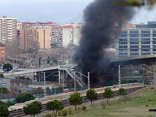 В Мадриде взорвалась машина, начиненная взрывчаткой