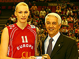 FIBA Europe вновь объявила баскетболисткой года Марию Степанову 