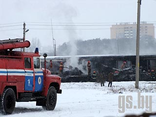 Накануне в 7-м отдельном танковом батальоне войсковой части &#8470; 33933, расположенной в белорусском городе Слоним загорелся танк Т-72