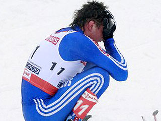 Падение не позволило лыжнику Легкову стать призером чемпионата мира 