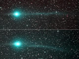 В ближайшие часы жителям Земли предоставится уникальный шанс увидеть необычного зеленоватого цвета комету Lulin