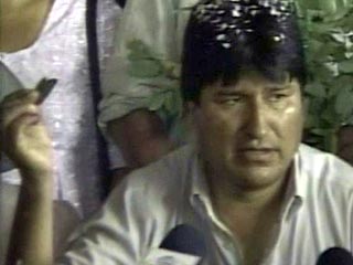 Кинематографический двойник президента Боливии Эво Моралеса арестован в городе Санта-Крус на востоке страны по обвинению в незаконной покупке земельных участков и вымогательстве
