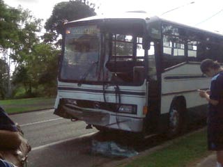 В Австралии столкнулись два школьных автобуса