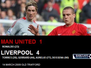 "Ливерпуль" прервал 11-матчевую победную серию "Манчестер Юнайтед" в чемпионате Англии