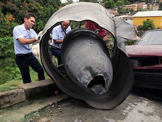 В Бразилии у самолета американской авиакомпании DS-10 в ночь с четверга на пятницу отвалилась и упала на землю турбина