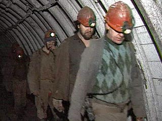 Российские шахтеры готовят обращение к президенту России Дмитрию Медведеву