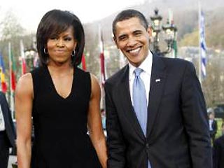 СМИ: во время визита в Лондон Мишель Обама затмила мужа