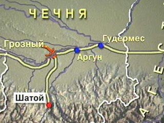 В трех районах Чечни - Шатойском, Веденском и горной части Шалинского района - объявлен режим контртеррористической операции
