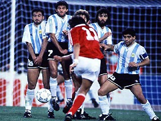 Италия. Чемпионат мира-1990. Матч Аргентина - СССР. 