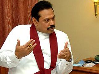 Президент Шри Ланки Махинда Раджапакса