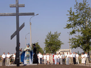 Монумент, установленный в память о жертвах голодомора, исчез в городе Северодонецк Луганской области на востоке Украины