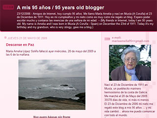 В Испании скончалась пенсионерка, считавшаяся "старейшей блоггершей"